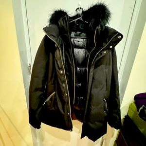 Mackage Black Winter Coat size 44